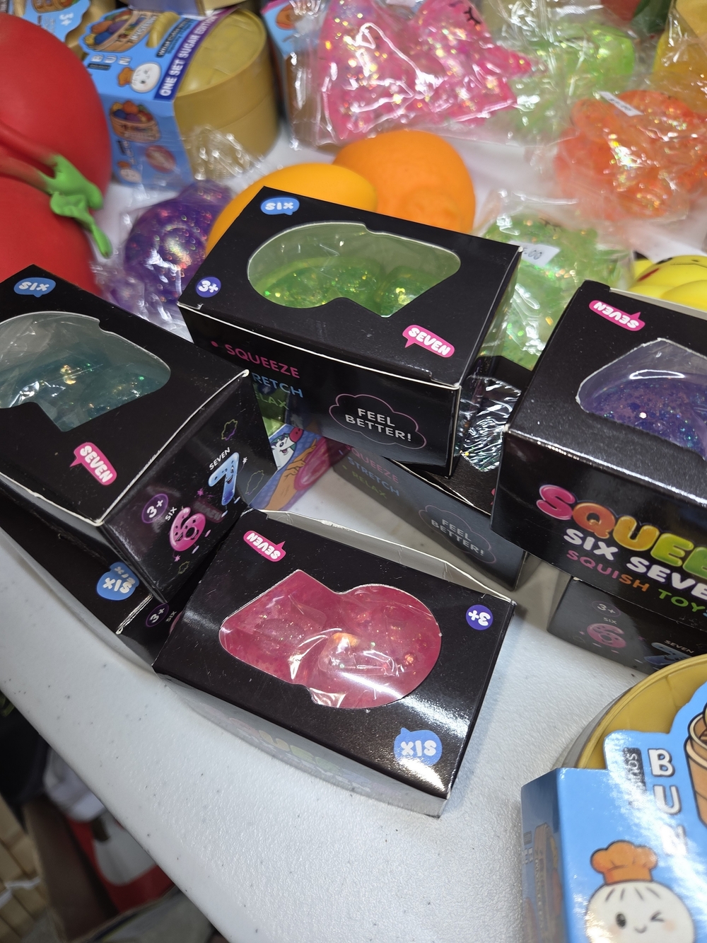 Squeeze Six Seven Kids Stretchy Sensory Toy - Pick Your Color